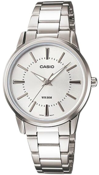 Reloj de pulso Casio dama Blanco  LTP-1303D-7AV