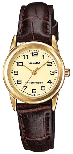 Reloj de pulso Casio dama Dorado  LTP-V001GL-9BU