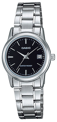 Reloj de pulso Casio dama Negro  LTP-V002D-1AUD