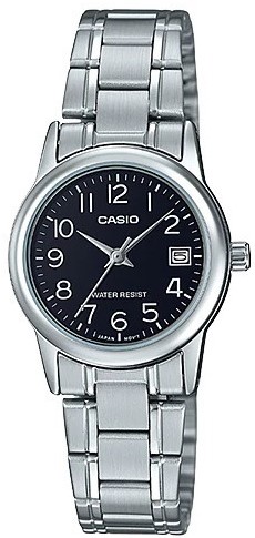Reloj de pulso Casio dama Negro PAR LTP-V002D-1BUD
