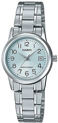 Reloj de pulso Casio dama Azul  LTP-V002D-2BUD