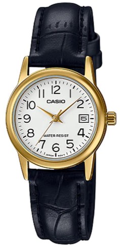 Reloj de pulso Casio dama Blanco  LTP-V002GL-7B2