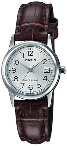 Reloj de pulso Casio dama Gris  LTP-V002L-7B2