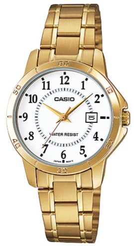 Reloj de pulso Casio dama Blanco PA LTP-V004G-7BUD