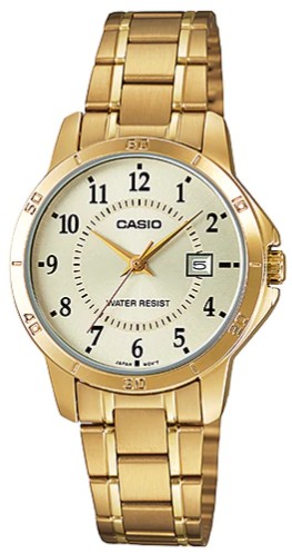 Reloj de pulso Casio dama Dorado PA LTP-V004G-9BUD