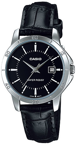 Reloj de pulso Casio dama Negro PAR LTP-V004L-1AUD