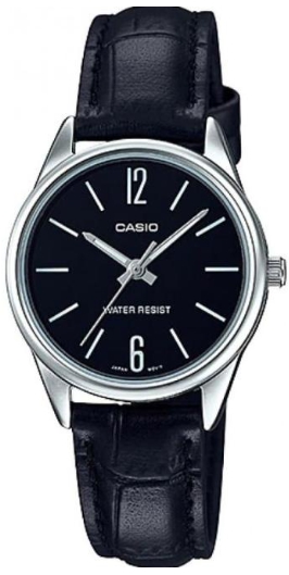 Reloj de pulso Casio dama Negro  LTP-V005L-1BUD