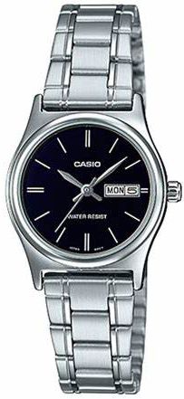 Reloj de pulso Casio dama Negro PAR LTP-V006D-1B2U