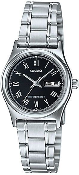 Reloj de pulso Casio dama Negro PAR LTP-V006D-1BUD