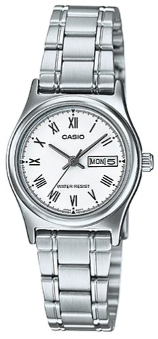 Reloj de pulso Casio dama Blanco PA LTP-V006D-7BUD