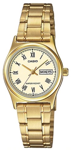 Reloj de pulso Casio dama Dorado  LTP-V006G-9B