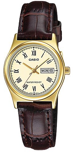 Reloj de pulso Casio dama Amarillo  LTP-V006GL-9BU