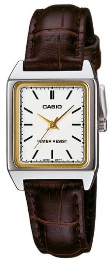 Reloj de pulso Casio dama Blanco  LTP-V007L-7E2U