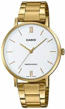 Reloj de pulso Casio dama Blanco PA LTP-VT01G-7BUD