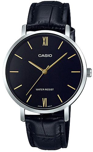 Reloj de pulso Casio dama Negro  LTP-VT01L-1BUD