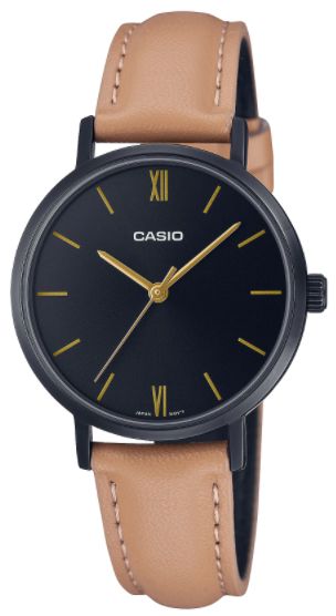 Reloj de pulso Casio dama Negro  LTP-VT02BL-1AU