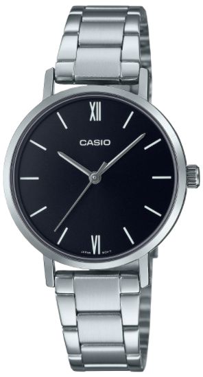 Reloj de pulso Casio dama Negro  LTP-VT02D-1AUD
