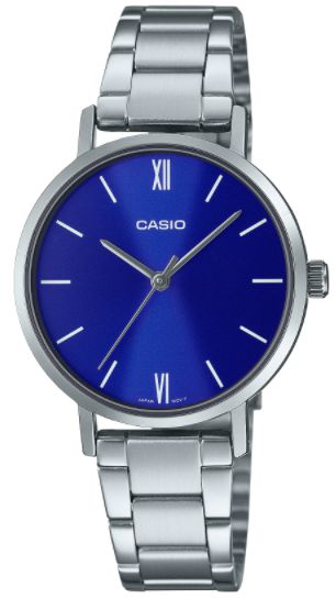 Reloj de pulso Casio dama Azul  LTP-VT02D-2AUD