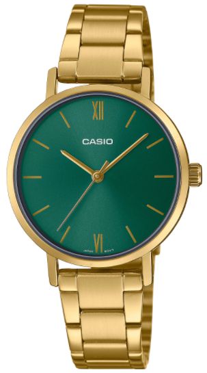 Reloj de pulso Casio dama Verde  LTP-VT02G-3AUD