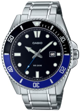 Reloj de pulso Casio caballero Negr MDV-107D-1A2VD