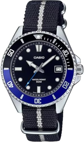 Reloj de Pulso Casio Caballero Negr MDV-10C-1A2