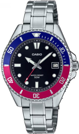 Reloj de Pulso Casio Caballero Negr MDV-10D-1A3