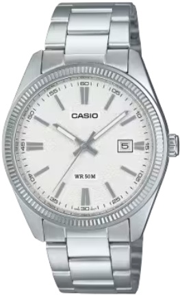 Reloj de pulso Casio Caballero Blan MTP-1302DA-7AV
