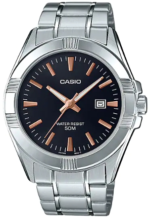 Reloj de pulso Casio caballero Negr MTP-1308D-1A2V