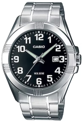 Reloj de pulso Casio caballero Negr MTP-1308D-1BV