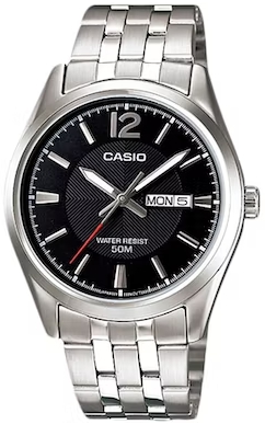 Reloj de pulso Casio caballero Negr MTP-1335D-1A
