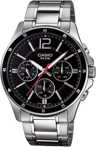 Reloj de pulso Casio caballero Negr MTP-1374D-1AV