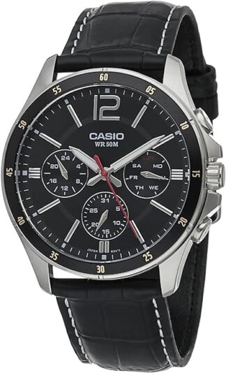 Reloj de Pulso Casio caballero Negr MTP-1374L-1AV
