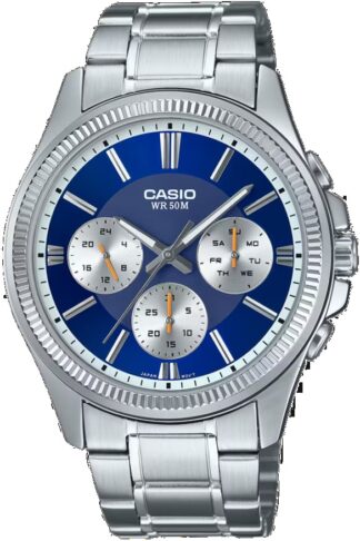 Reloj de Pulso Casio Caballero Azul MTP-1375D-2A1