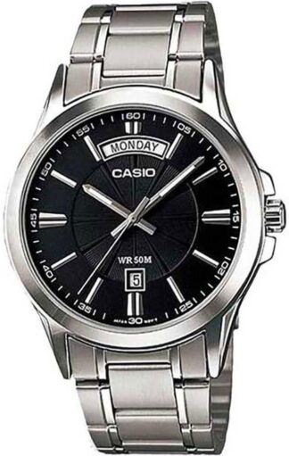 Reloj de Pulso Casio Caballero Negr MTP-1381D-1AVD
