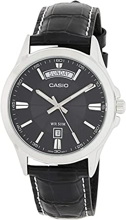 Reloj de pulso Casio caballero Negr MTP-1381L-1AVD
