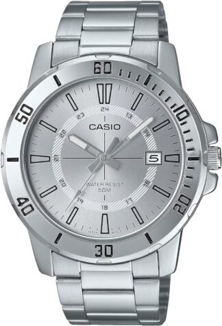 Reloj de Pulso Casio caballero Gris MTP-VD01D-7CVU