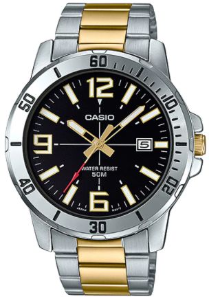 Reloj de pulso Casio caballero Negr MTP-VD01SG-1BV