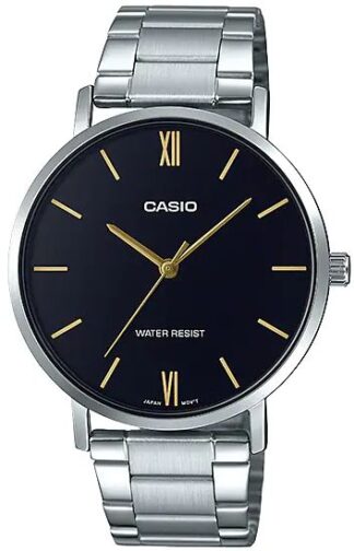 Reloj de pulso Casio caballero Negr MTP-VT01D-1BUD