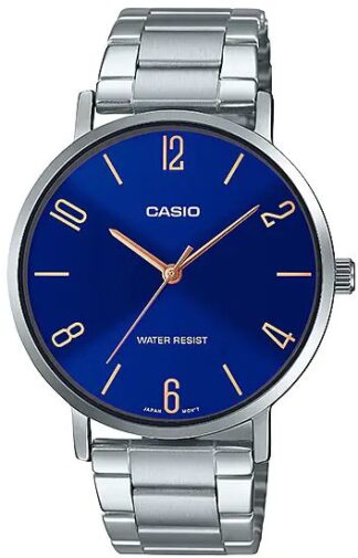 Reloj de pulso Casio caballero Azul MTP-VT01D-2B2U
