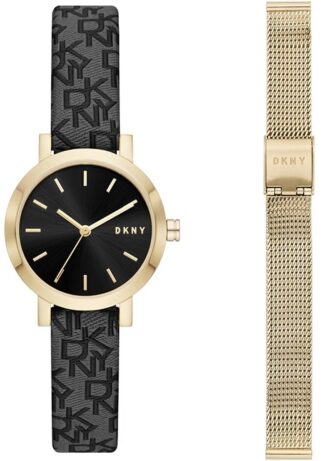 Reloj de pulso DKNY dama Negro  NY6616SET