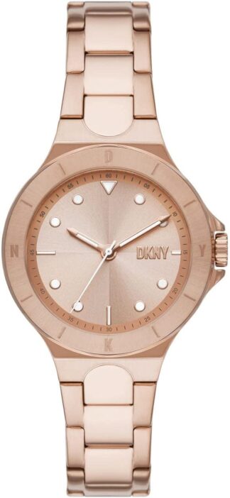 Reloj de pulso DKNY dama rosa  NY6642