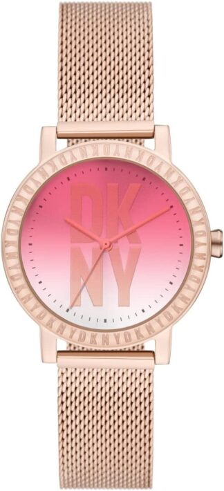 Reloj de pulso DKNY dama rosa  NY6653