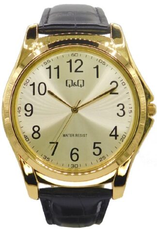 Reloj de pulso Q&Q caballero Dorado Q26A-502J