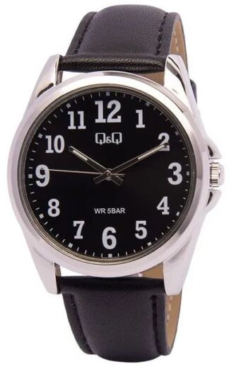 Reloj de pulso Q&Q caballero Negro  Q28A-501P