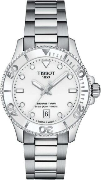 Reloj de pulso Tissot dama Blanco  T120.210.11.011.00