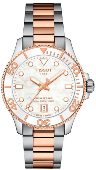 Reloj de pulso Tissot dama Blanco  T120.210.22.111.00