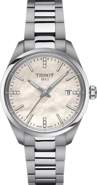 Reloj de pulso Tissot dama Blanco  T150.210.11.116.00