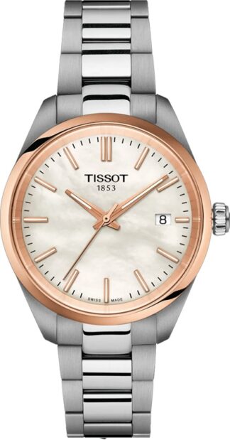 Reloj de pulso Tissot Dama Blanco  T150.210.21.111.00