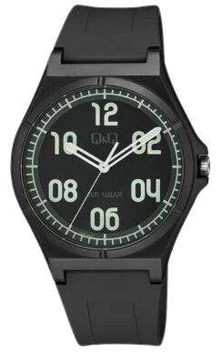 Reloj de pulso Q&Q caballero Negro  V04A-008V