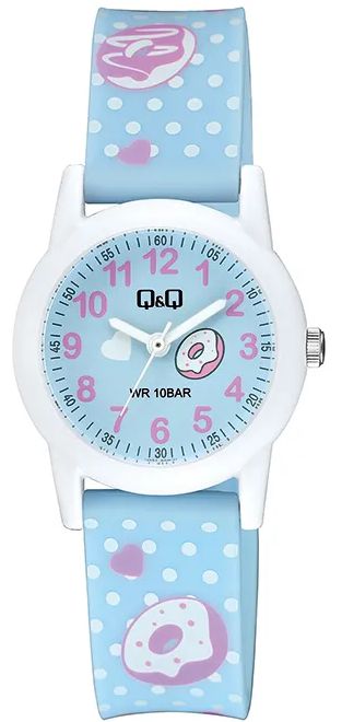 Reloj de pulso Q&Q Niñas Azul  V22A-002V